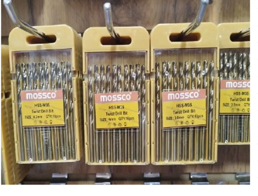 MOSSCO HSS-M35 kobalt metall sverlari