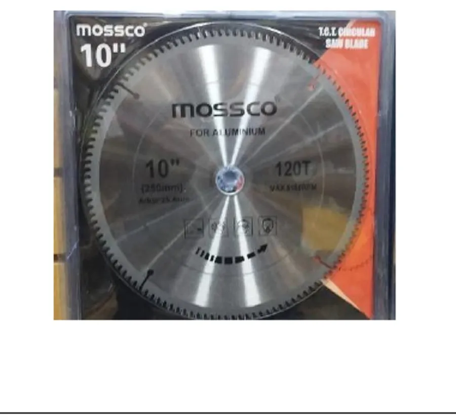 Alyuminiy uchun pila diski qattiq metall MOSSCO 255 100T 32